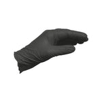 100 Pieces / Pack L Size Gloves Black Nitrile Disposable Protective Gloves