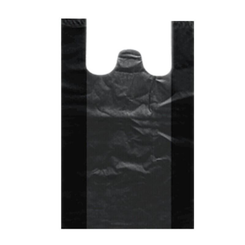 Vest Garbage Bag 36 * 55 cm 4 Silk 100 Pack Black Large Garbage Bags