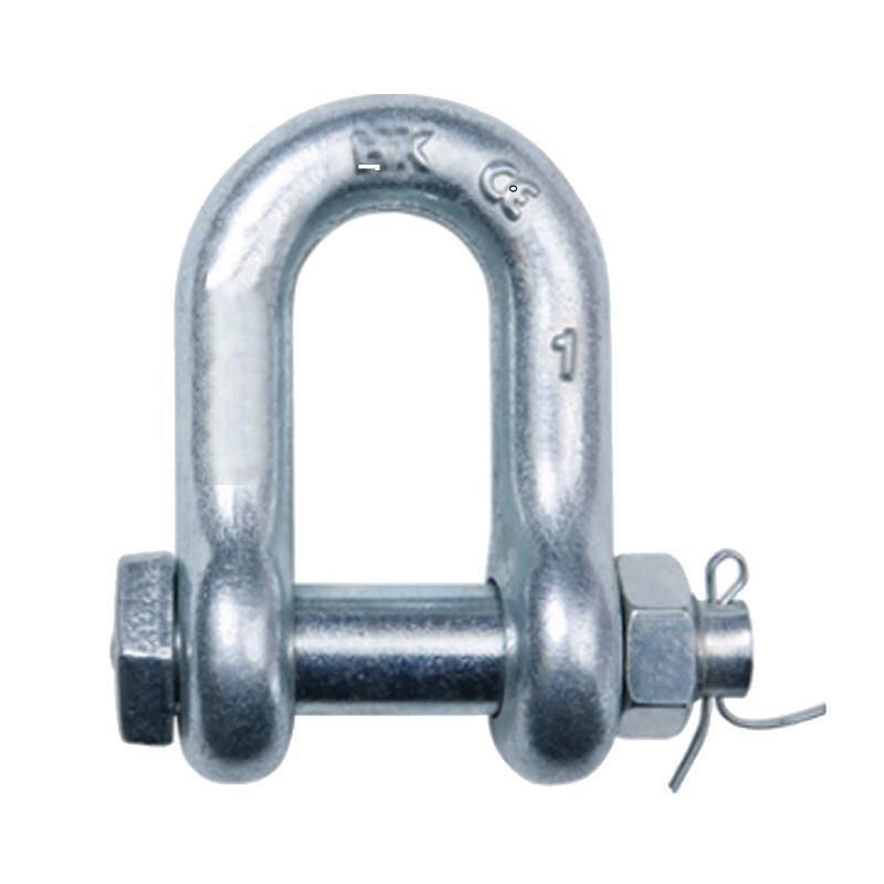 8.5t Hot Dip Galvanized Shackle Ring D-type Lock Buckle Fixing