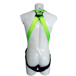 Safety Belt With Buffer, Safety Belt For Aerial Work, Fluorescent Green Multi Hanging Point Safety Belt