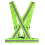 Reflective Strap Elastic Reflective Vest Easy To Carry Eye-catching Fluorescent Yellow