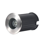 LED All Stainless Steel Small Buried Lamp Outdoor Embedded Waterproof Small Buried Lamp 62 * 80mm Warm Light  12v