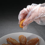 Disposable Gloves For Catering Lobster Hairdressing Hand Film Transparent Plastic Thickened Gloves 100 Pieces / Bag