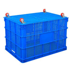 Thickened Turnover Box With Wheels Clothing Basket Storage Logistics Large Plastic Turnover Basket Outer Diameter 810 * Width 570 * Height 500mm