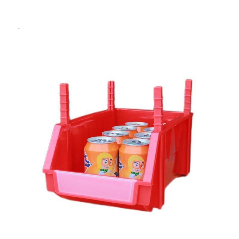 Red Parts Box Thickened Parts Box Combined Screw Box Tool Storage Box Plastic Box Shelf X3 (1 Box Of 10 Pieces) 350 * 200 * 150mm