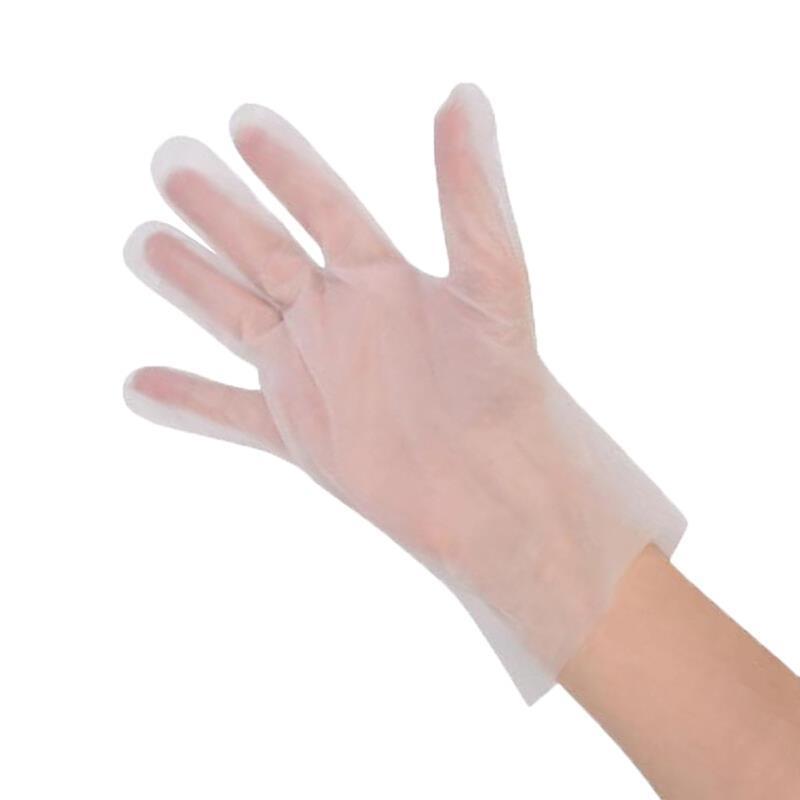 Disposable TPE Translucent Protective Gloves Thickened High Quality Powder Free 100 Pieces / Bag