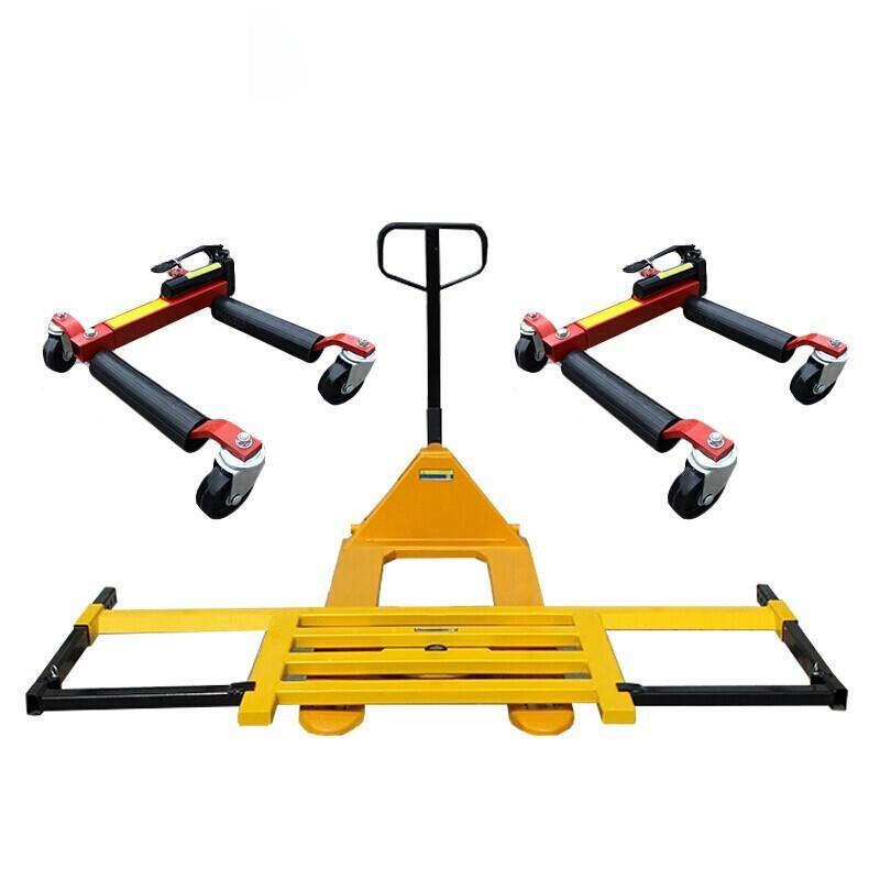 4t, Standard 1.6m Hydraulic Car Shifter, Mechanical Trailer Frame, Mobile Car Shifter, Obstacle Removal Artifact Tool And Hydraulic Generation 1 * 2 Sets