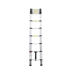 5m Thickened Aluminum Alloy Bamboo Ladder Engineering Aluminum Alloy Thickened Folding Ladder Joint Folding Bamboo Ladder Multifunctional Portable Aluminum Ladder Engineering Ladder
