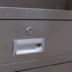 201 Stainless Steel Medicine Cabinet Three Bucket Three Door Western Tool Storage Instrument  Display YYS-BXG-061