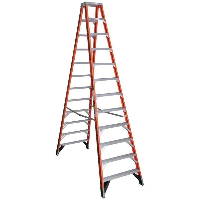 3.7m FRP Insulated Double Side Ladder High-quality Ladder FRP Material High Voltage Insulation