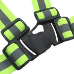 Elastic Reflective Strap Fluorescent Reflective Vest Riding And Running Reflective Vest Safety Suit Fluorescent Yellow