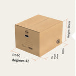 Carton Thickening Five Layer Moving Paper  60 * 50 * 40 Cm Box Storage Box Sorting Box Packing Box Wholesale Suitcase Book Carton 5 Pieces