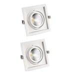 LED Surface Mounted Floodlight Downlight Without Main Lamp Single Head 20W 4000K
