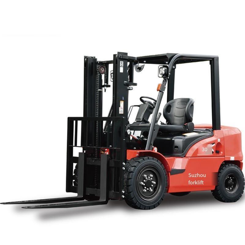 2.0t Diesel Forklift Four-Wheeled Forklift for Warehouse Building Site Freight Yard