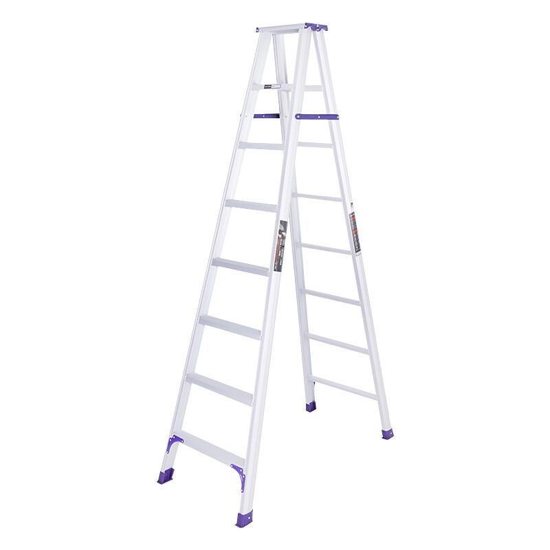 2.4m Hinge Ladder Magnesium Aluminum Alloy Widening and Thickening Steps 8 * 2
