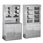 SW-851 Stainless Steel Storage Cabinet File Medicine Instrument With Drawer Data Treatment 90 * 50 * 180cm