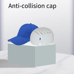 Anti-Collision Liner Sport Cap Workshop Cap Navy + Gray Edge