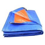 Rainproof Tarpaulin Splicing Blue Orange Anti-Aging High Quality 19.4 m * 30 m * 1 Piece
