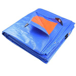Rainproof Tarpaulin Splicing Blue Orange Anti-Aging High Quality 19.4 m * 30 m * 1 Piece