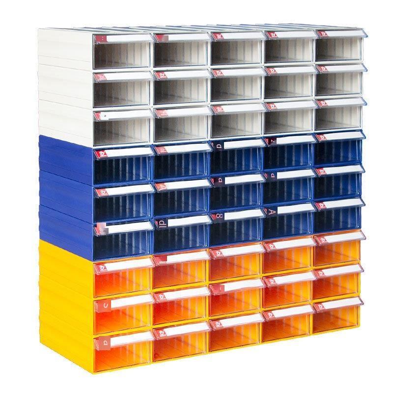 140 * 90 * 40 mm Modular Plastic Parts Cabinet Drawer Type Component Box Material Box Drawer Type Storage Box Parts Box