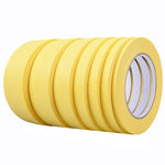 Tapes For Working Yellow High Viscosity Masking Tape 24mm * 20m Minimum 20 Rolls
