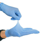 100 Pieces/Box Thickened Disposable Nitrile Gloves Non Powder Laboratory Gloves For Food And Beverage M Blue