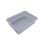 Plastic White Basket Plastic Vegetable Washing Basin 41 * 28 * 14cm Turnover Box Turnover White Plastic Box 10 Pack