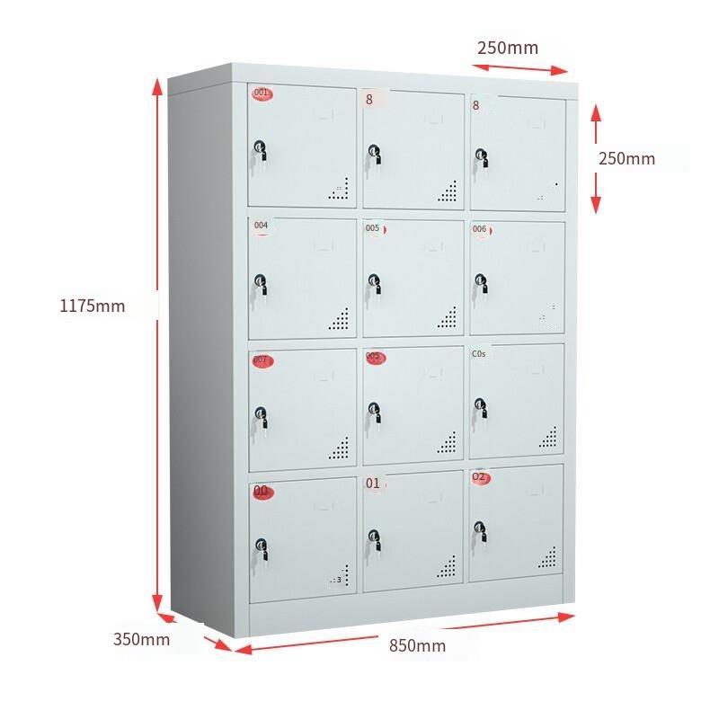 12 Doors Electric Tool Charging Cabinet Mobile Phone Walkie Talkie Charging Storage Cabinet Electric Wrench Electric Drill Storage Cabinet