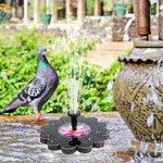 Solar Fountain Floating Fountain Lotus Leaf Solar Floating Water Spray Fountain Mini Outdoor Pond Fish Pond Lotus Plate Without Battery