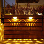 Solar Courtyard Lamp Wall Washing Lamp Outdoor Wall Lamp Landscape Lamp Small Night Lamp Decorative Atmosphere Lamp 4 Sets