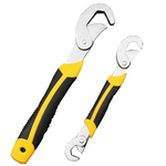 6 Pieces Universal Wrench Two Piece Quick Water Pipe Movable Multi-function Large Diameter Looped Household Tool Set