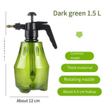 Home Pressure Flower Watering Spray Bottle Pot Small Watering Pot Watering Pot Dark Green 1.5L