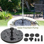 1.5w Solar Fountain Micro Solar Sprinkler Outdoor Courtyard Rockery Garden Pond Landscaping Solar Water Pump Fish Pond Fountain