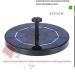 3w Solar Lotus Leaf Fountain Floating Pool Outdoor Pond Water Pump Small Garden Fountain 5 Kinds Of Nozzles Oxygenation Landscape