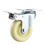 3 Inch Light Universal Band Brake Wheel Light Caster Wheel Nylon Wheel Non-Slip Mute
