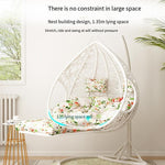 Swing Outdoor Rattan Chair Household Bedroom Leisure Lazy Indoor Balcony Hammock Cradle Chair Rocking Chair Single Person Armless Width 95 CM
