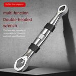 Multi Function Box Spanner Solid Open Loop Advanced Dual-purpose Double Head Universal 23 In 1 Adjustable Spanner