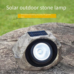 Solar Lamp Simulation Stone Courtyard Outdoor Waterproof Garden Lawn Decorative Spot