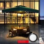 2.2m Square Sunshade Outdoor Sunshade Umbrella Outdoor Banana Umbrella Folding Umbrella Security Post Sun Umbrella Green And Light Rain Proof And Cross