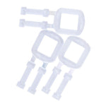 Plastic Packaging Buckles Are Packed With Anti-skid Manual Clips Carton Express 100 Pieces Of A1220