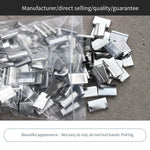 200 Pieces Factory Direct Sales Manual Packaging Buckle PP Buckle Plastic Belt Packaging Buckle Sheet Metal Buckle