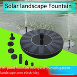 Solar Fountain Water Pump Rockery Water Pond Oxygenation Garden Landscape Fish Pond Water Circulating Pump Soilless Cultivation 1.4w
