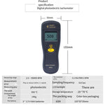 Non-contact Photoelectric Tachometer Laser Linear Speed Tester Digital Display