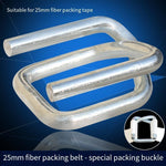 Polyester Fiber Packing Buckle Fiber Buckle Flexible Fiber Belt Packing Buckle 25mm Whole Box