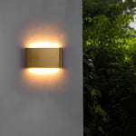 Outdoor Waterproof Wall Lamp Modern Simple Nordic Light Luxury Outdoor Lighting Courtyard Corridor Wall Washing Lamp 12w