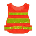 Orange Red Mesh Vest Reflective Vest Reflective Safety Clothing Reflective Clothing Sanitation Riding Safety Clothing
