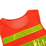 Orange Red Mesh Vest Reflective Vest Reflective Safety Clothing Reflective Clothing Sanitation Riding Safety Clothing