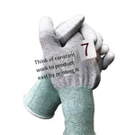 Dust Free Gloves PU Coating Finger Carbon Fiber Electronics Factory Assembly Gloves Gray M
