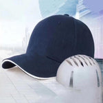 Lightweight Cotton Soft Breathable Anti-Collision Navy Blue Cap
