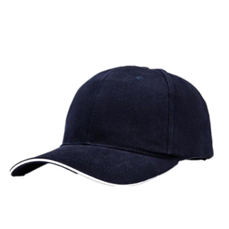 Lightweight Cotton Soft Breathable Anti-Collision Navy Blue Cap